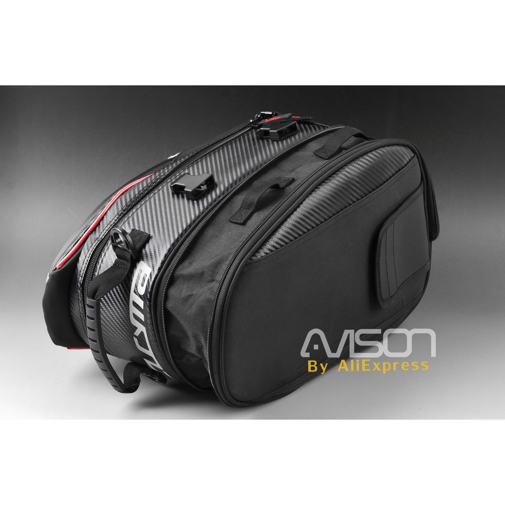 VOLERO Tas Motor Touring Back Seat Tail Storage Bag - CB-1801 - Black