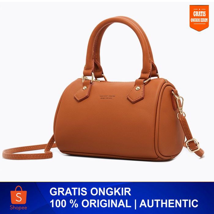 TERBARU LEATHER TAS WANITA BOSTON BAG HANDBAG TAS WANITA SLING BAGS LADIES PILLOW BAGS