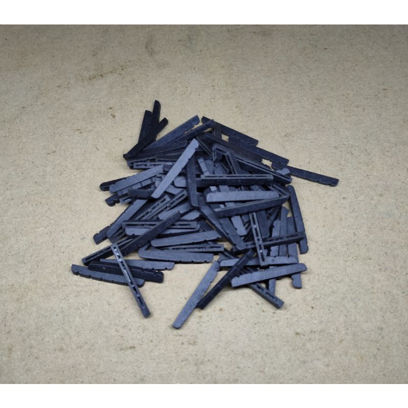 Nut Gitar fender squier yamaha 42mm Hitam Stratocaster Telecaster 6 Senar PVC