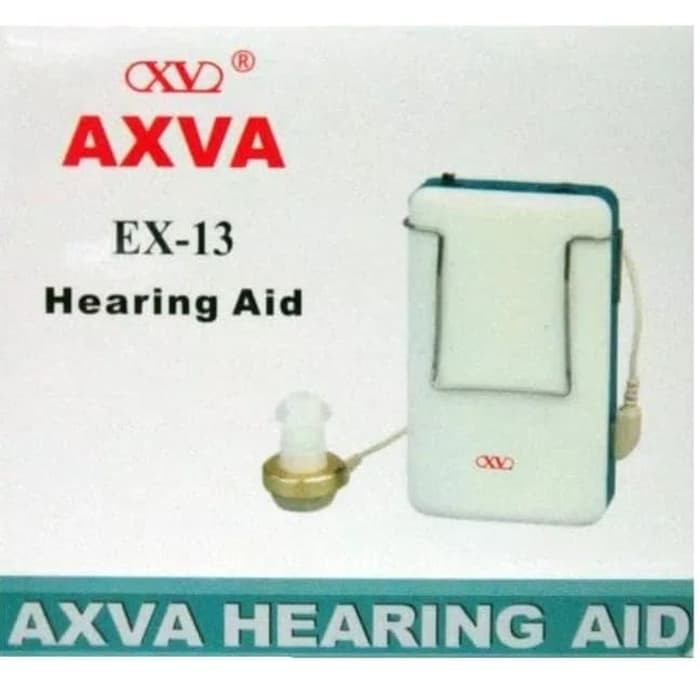 Obral AXVA (China) EX 13 A Pocket Hearing Aid single cable Termurah