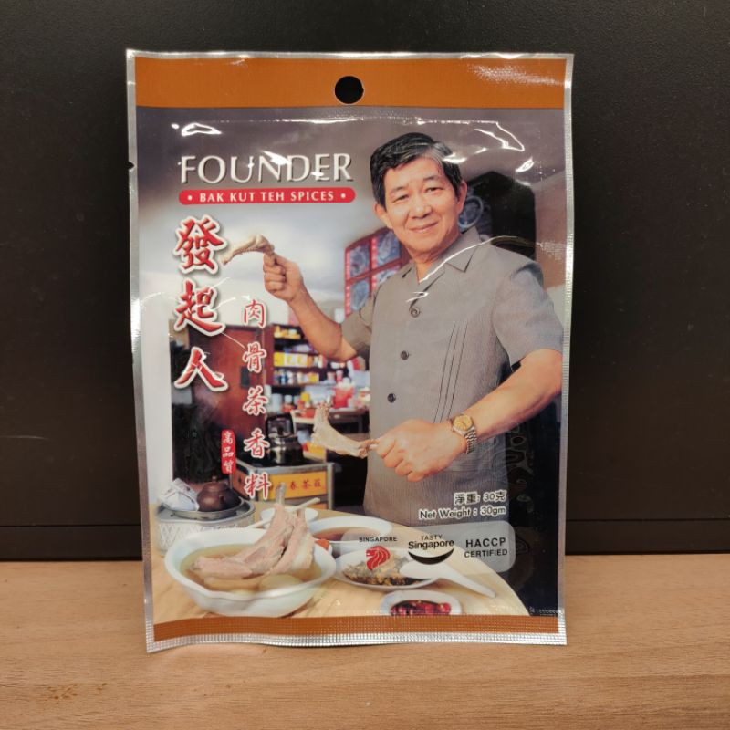

FOUNDER BAK KUT TEH SPICES FROM SINGAPORE 30GR BUMBU BAK KUT TEH SINGAPORE