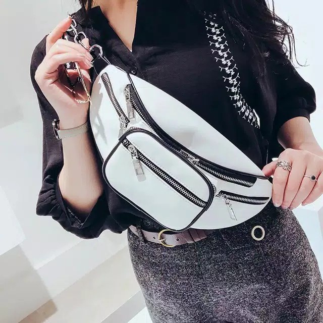 Charyatink - waisbag tas pinggang wanita murah fashion terbaru bisa COD Kekinian