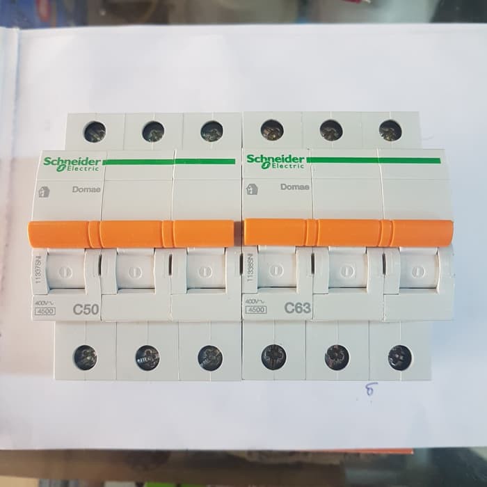 MCB DOMAE SCHNEIDER 3 PHASE 50 A / 63 A