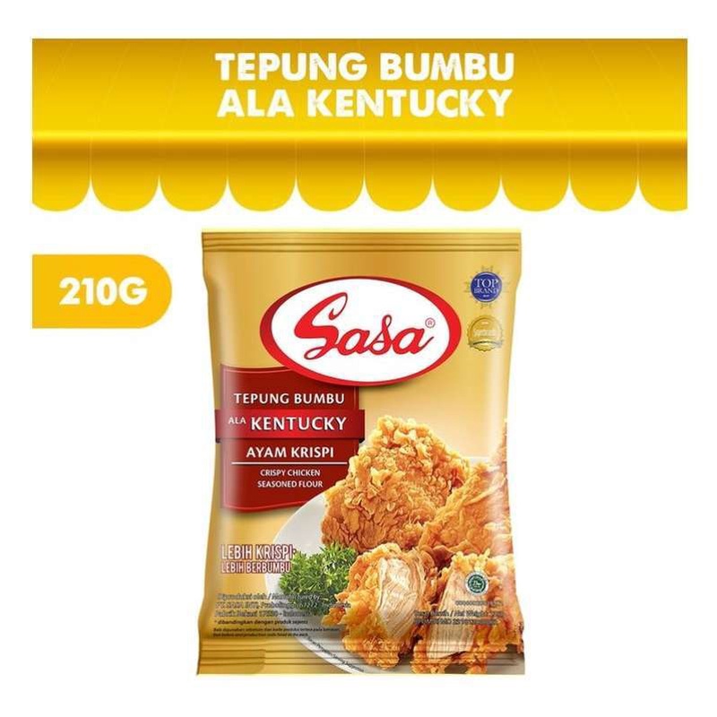 

Sasa Tepung Bumbu Ala Kentucky Ayam Krispi 210 g