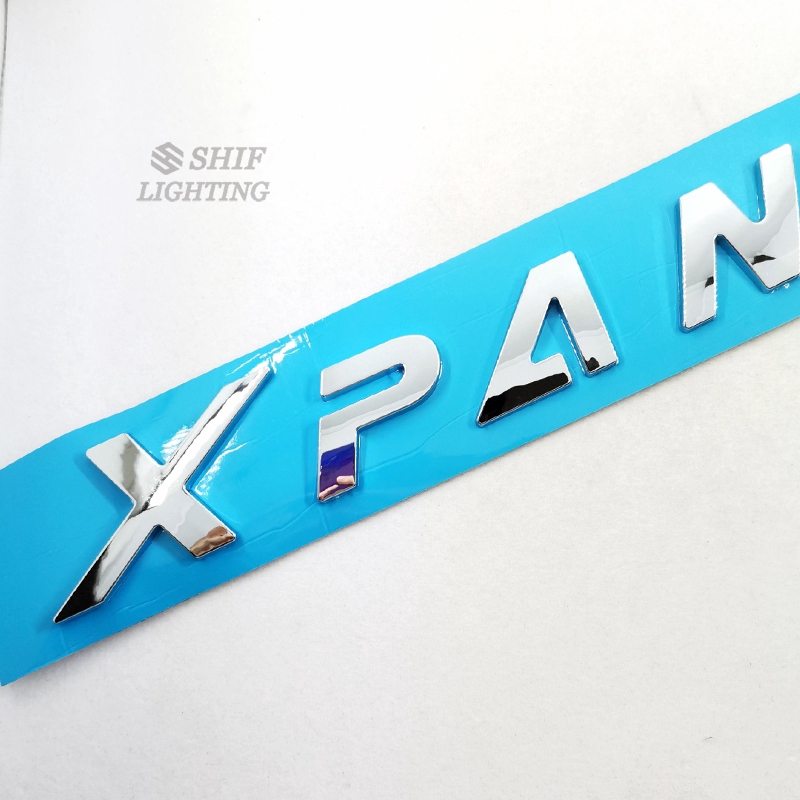 1pc Stiker Emblem XPANDER Krom Pengganti Untuk Kap Bagasi Depan Mobil MITSUBISHI