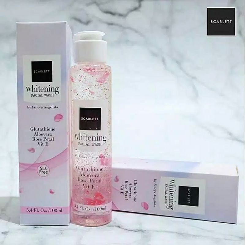 SCARLETT Whitening facial wash || Scarlett brightening facial wash