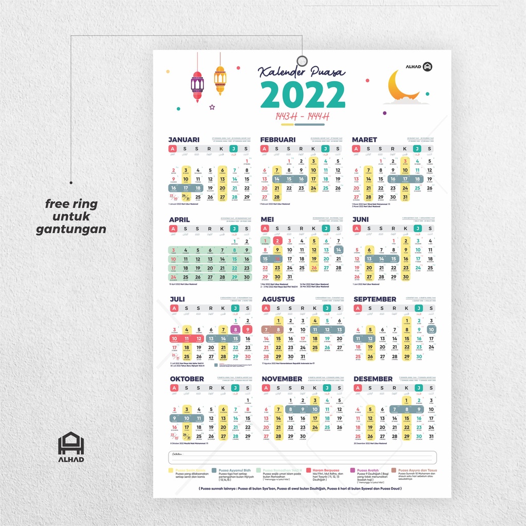 Puasa Ramadhan Kalender Islam 2022