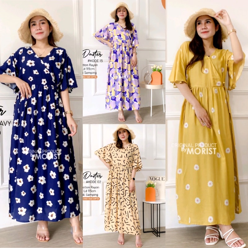 Caren daster daster kekinian panjang semata kaki cotton rayon premium