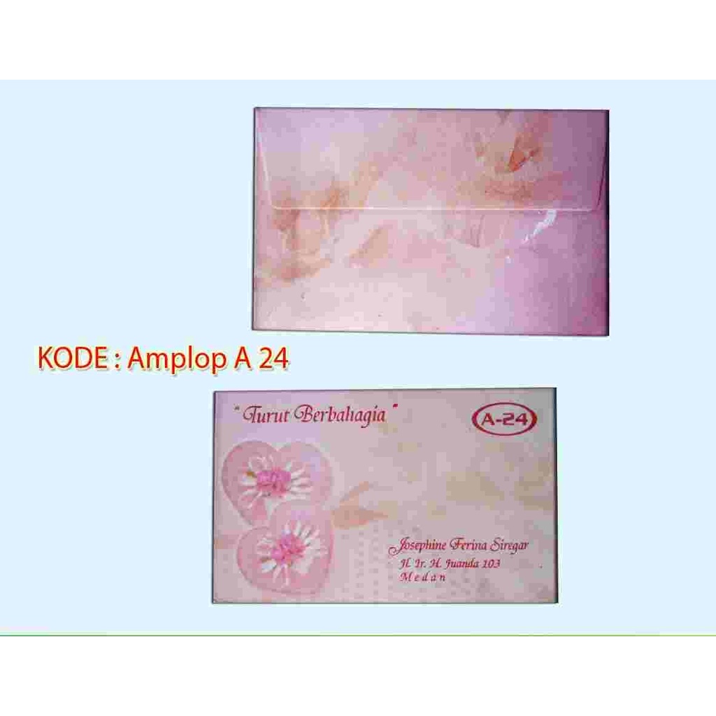 

Blangko Amplop Motif A 24 Murah isi 50