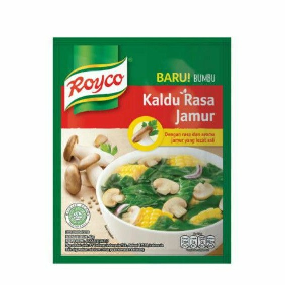 

Royco Bumbu Penyedap Makanan Rasa Kaldu Jamur 40g