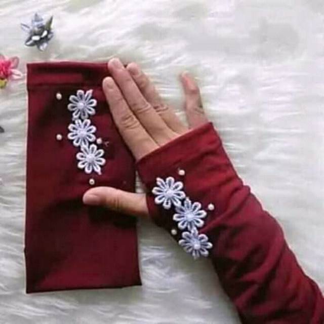 Handsock jempol flower