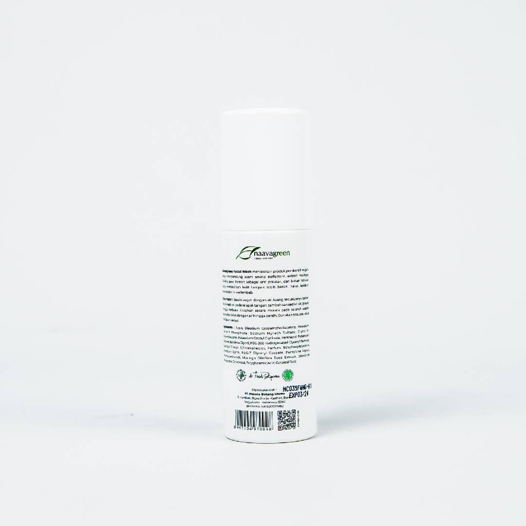 NAAVAGREEN Facial Wash - Membersihkan wajah, anti polutan dan menjaga skin barier-2