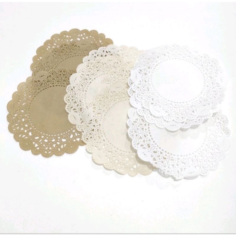 

Doilies paper by Rebco | kertas doilies warna coklat doilies putih doilies old tea dye