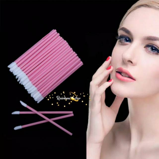 Lip Brush Sulam Bibir / Disposable Lip Gloss / Kuas Bibir / Lip Wand Brush