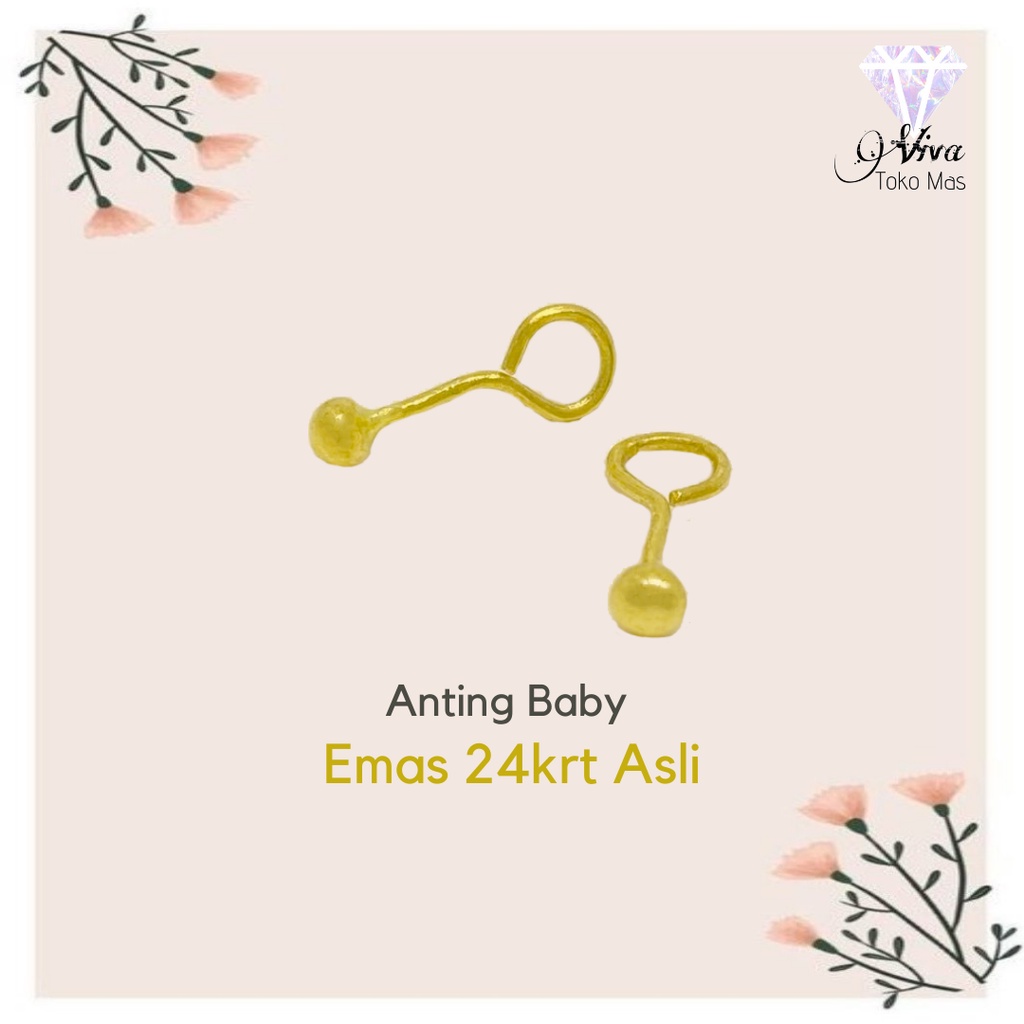 ANTING BABY TEKUK EMAS 24 KARAT