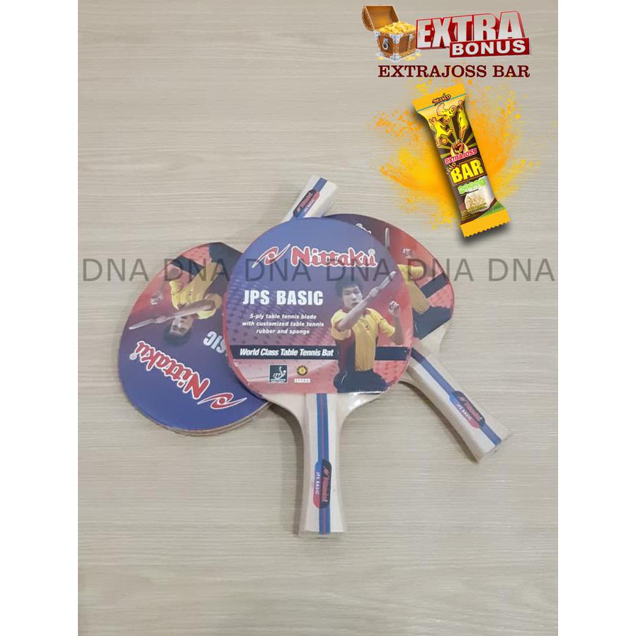 Bat / Bet Pingpong / Bet Tenis Meja Nittaku JPS BASIC - ORIGINAL 1FT