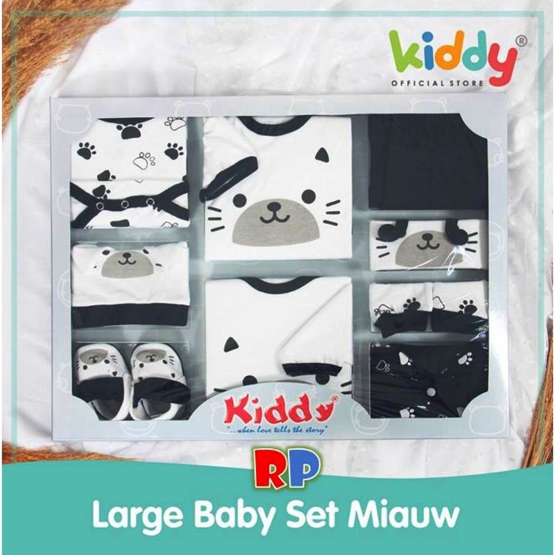 Kiddy Large Baby Set Miauw KD 21-07/Baju set Bayi