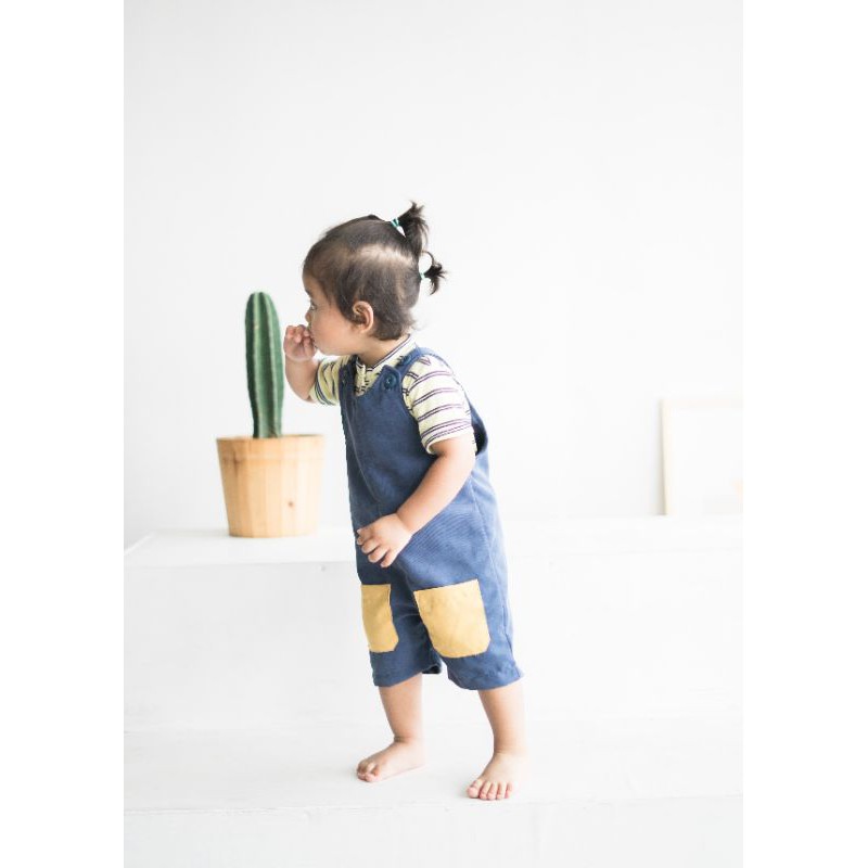 Celoteh Little Goods - Coco pocket romper anak