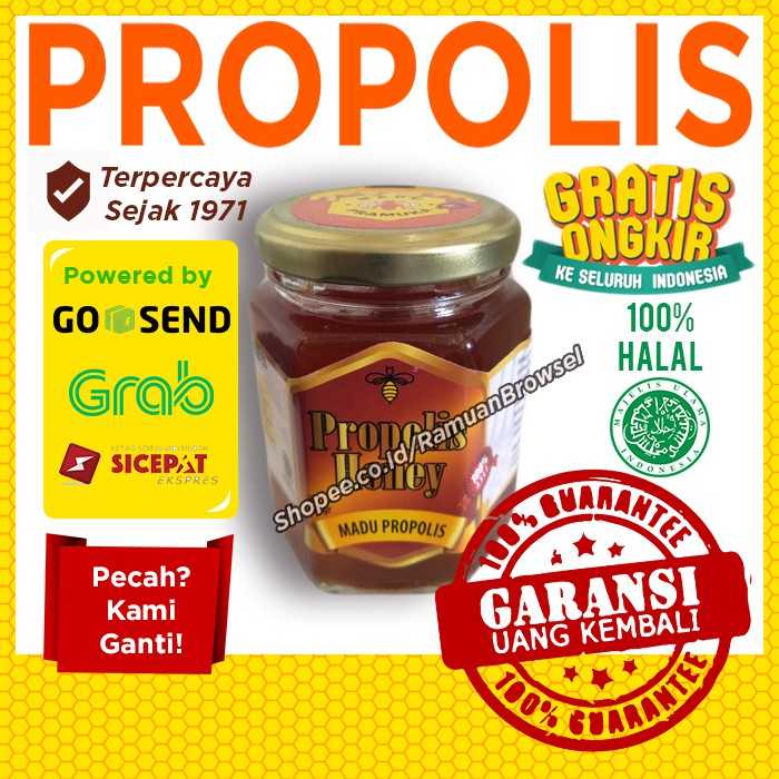 

Madu Pramuka Propolis 200 gram