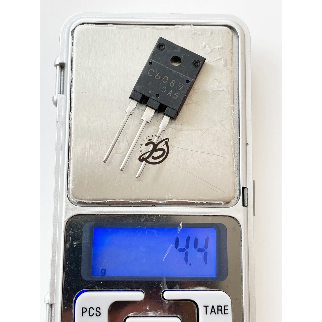 C6089 ASLI ORIGINAL 2SC6089 ORI TRANSISTOR HORISONTAL SUPER