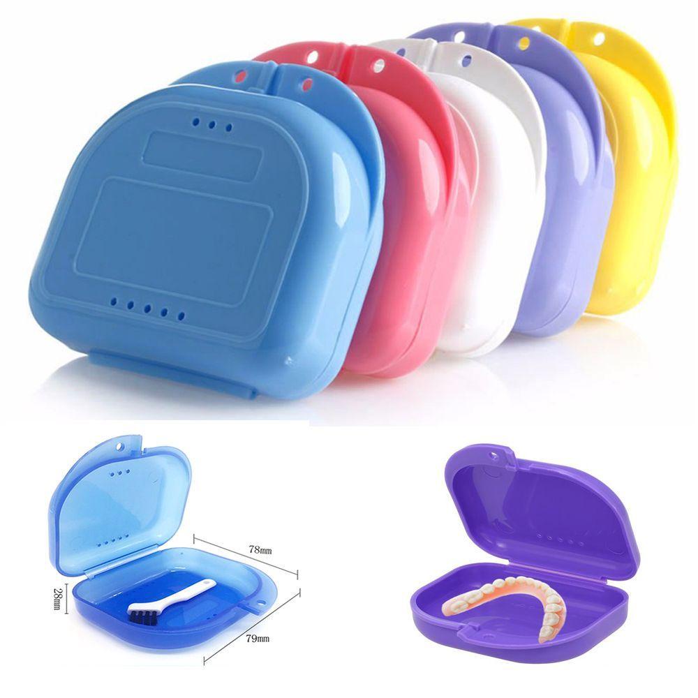 [Elegan] Kotak Penahan Gigi Portable Compact Brace Guard Mouthguards Orthodontic Storage Box