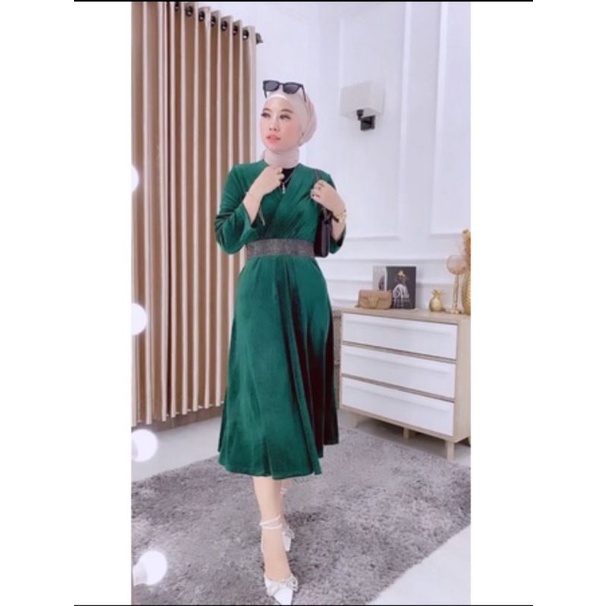 NOMI DRESS FREE BELT BELLALUNA BUTIK