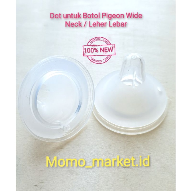 Sedotan Dot Pengganti Nipple Replacement Botol Susu Pigeon Wide Neck