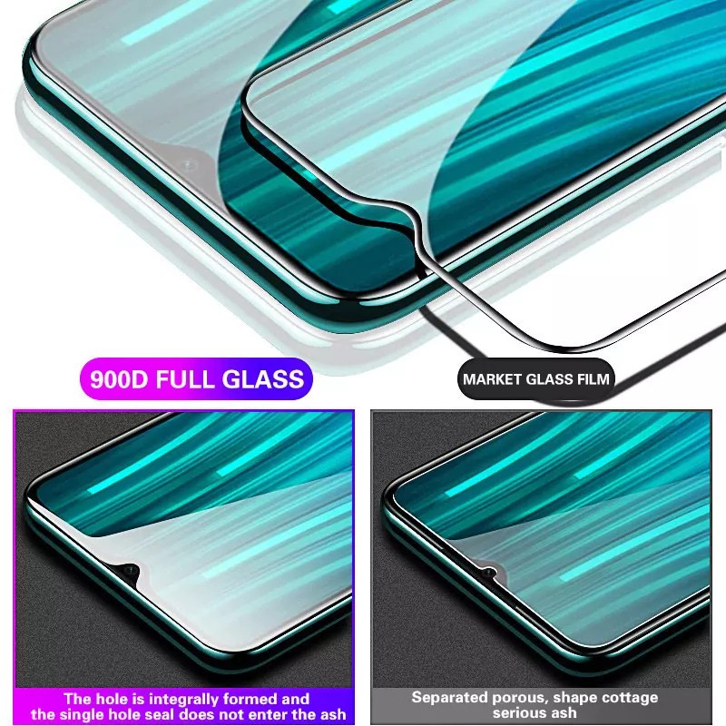 PROMO Tempered Glass  XIAOMI Redmi Note 8 &amp; Redmi 9 Anti Gores kaca BONUS Skin Carbon