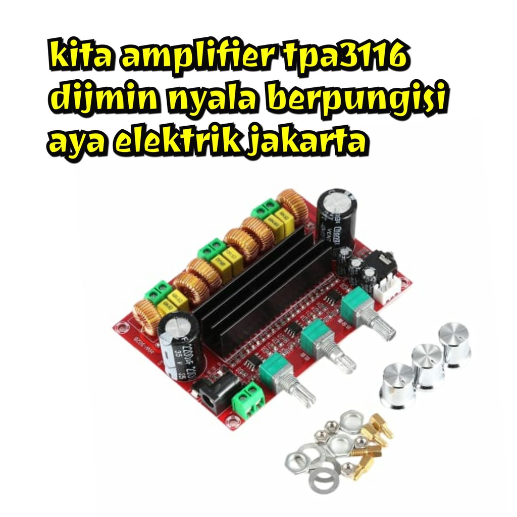 2.1 Class D Power Amplifier TPA3116 TPA3116D2 2 x 50W + 100W Subwoofer/kit tpa3116d2 / kit amplifier