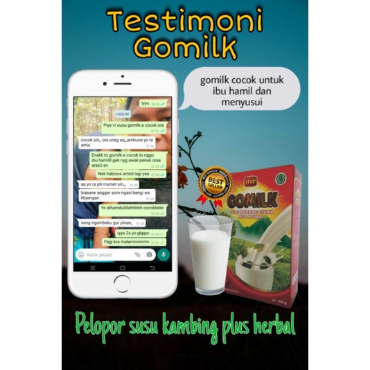 

susu kambing ettawa gomilk plus herbal