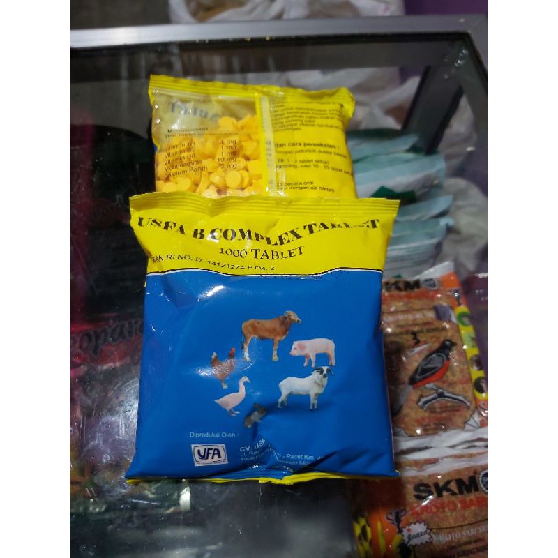 Vitamin hewan USFA B COMPLEX  TABLET 1000