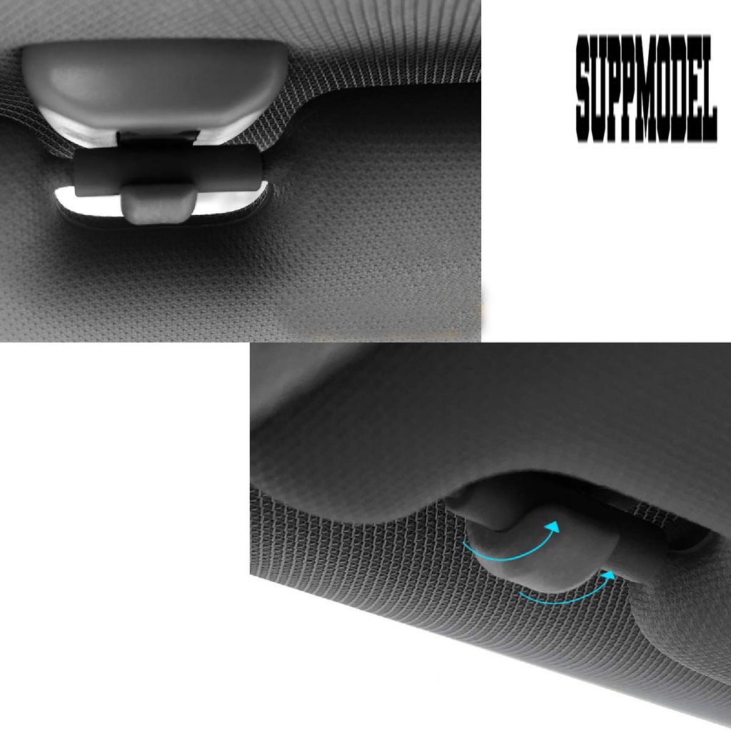 2 Pcs Klip Sun Visor Mobil Bahan ABS Tahan Lama 8E0857562A for Audi A1 2011-2015