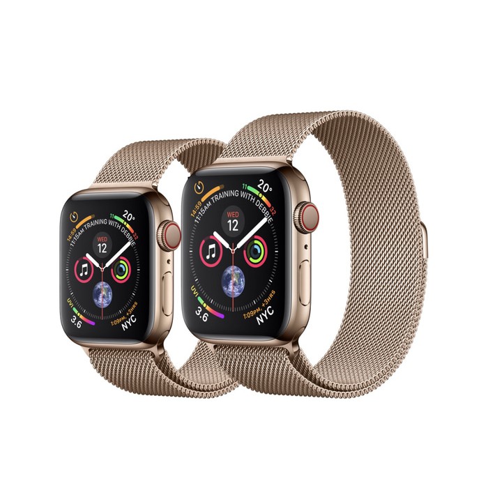 40mm gold milanese loop