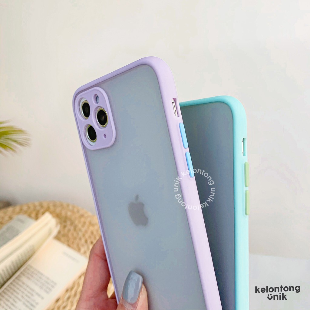 For iPhone - Hybrid Slim Case - Full Cover Soft Case + Camera Protection Lens Cover