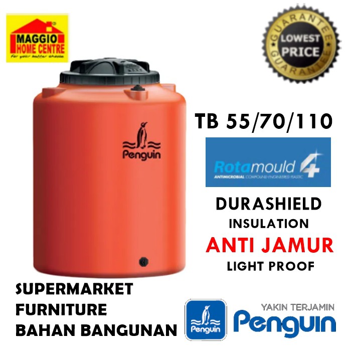 TOREN TANGKI AIR PENGUIN FREE KIRIM JABODETABEK - PENGUIN TOREN AIR - TB 32-110 - PENGUIN