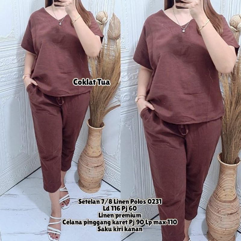 Setelan 0231 Linen Premium