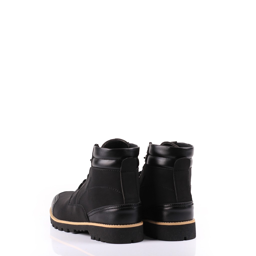 Sepatu Boots Safety Pria Leo Original Kulit Ujung Besi 39-43 Original SNK0287 Sepatu Touring Motor-3
