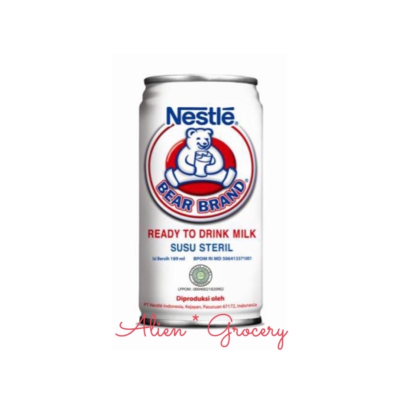 Nestle Bear Brand Susu Beruang 189ml