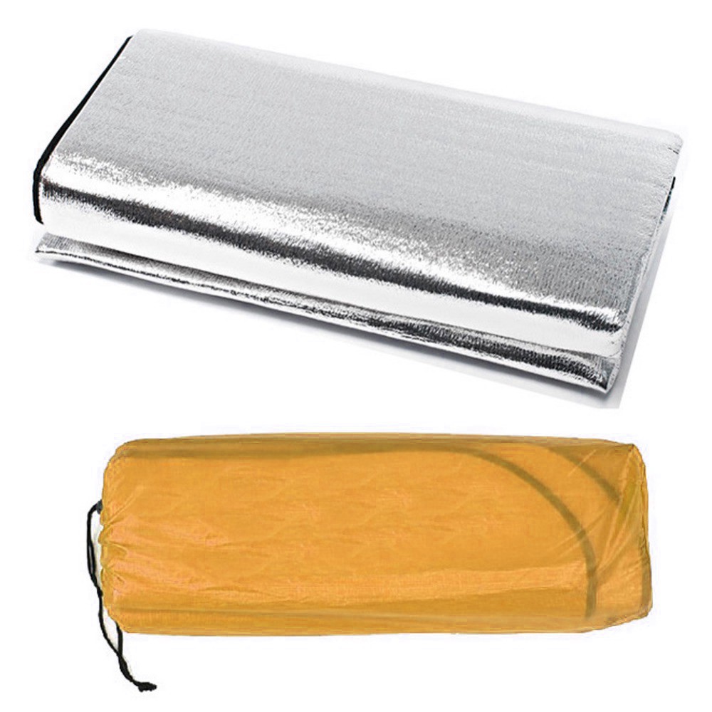 SportStationOutlet Jusenda Matras Tikar Camping Portabel HL-306 147x150cm Silver Grab Medan