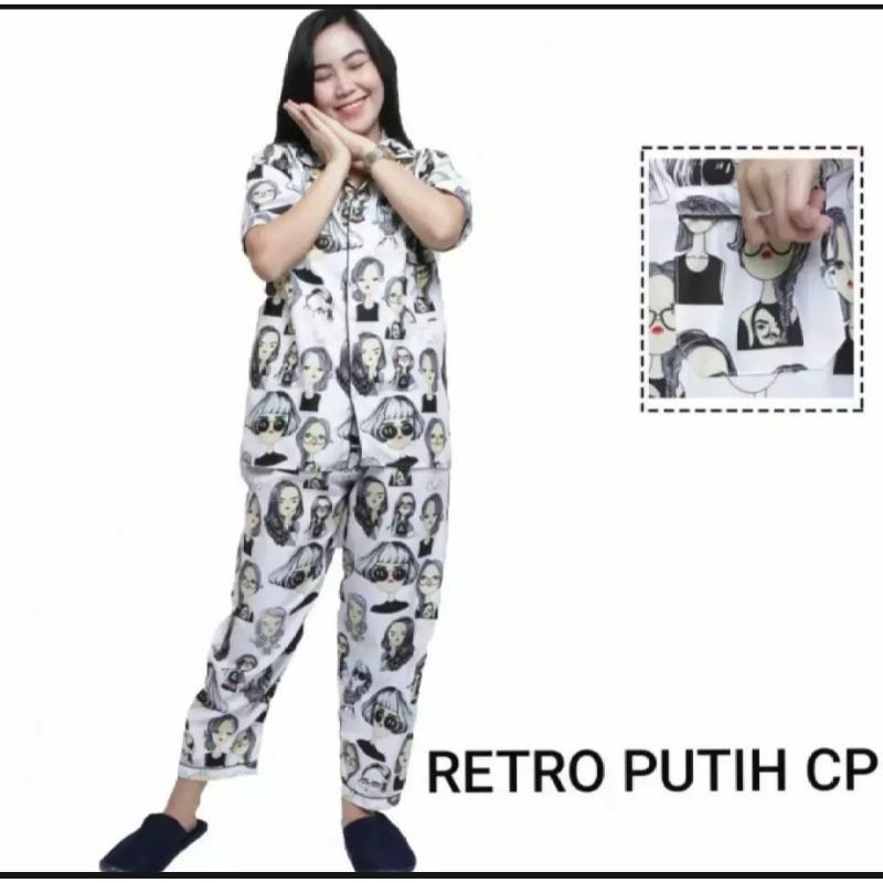 BAJU TIDUR DEWASA / PAKAIAN TIDUR PEREMPUAN / PIYAMA WANITA DEWASA