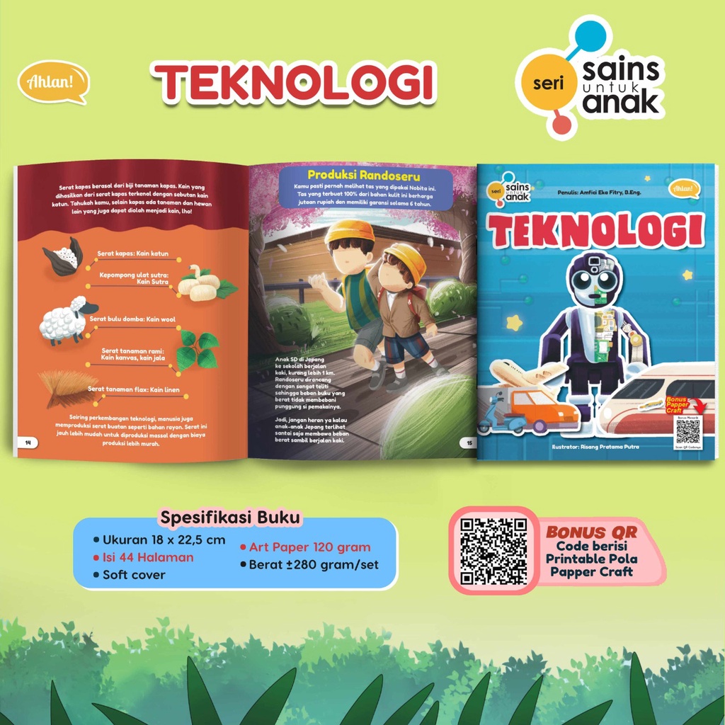 Buku Pengetahuan Anak : Paket Seri Sains untuk Anak (Penerbit Ahlan)