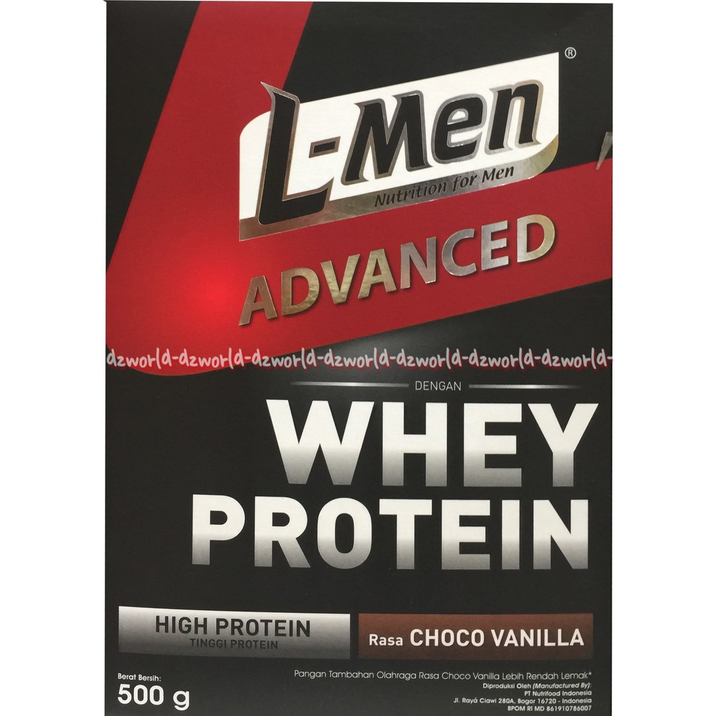 Susu L-Men Advanced Whey Protein Choco Vanilla Susu LMen Coklat