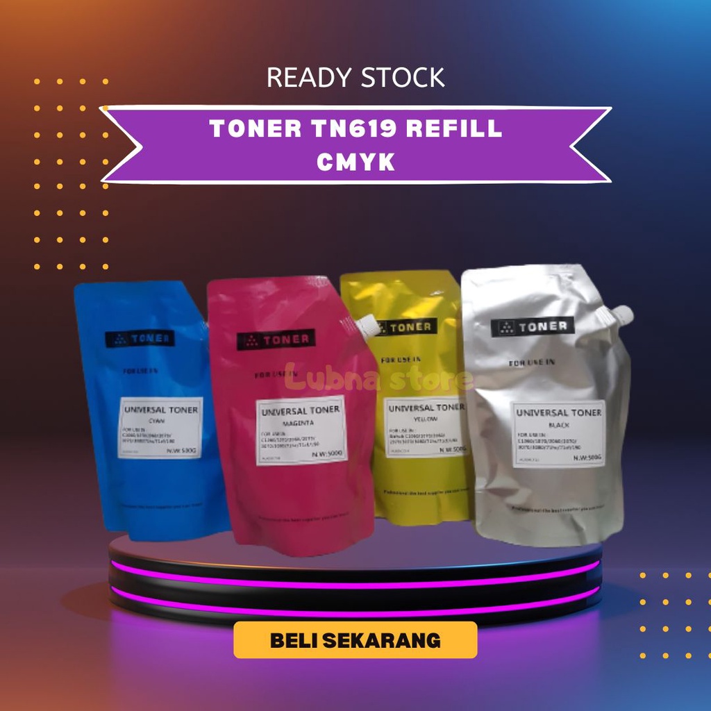 Toner Universal Konica Minolta Bizhub C1060 C1070 C2060 C2070 Refill