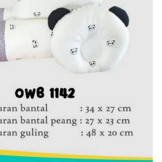 ● Omiland B+G Bantal Guling set Peang seri PANDA OWB1142 dan SLOTH series OB3715 ➫