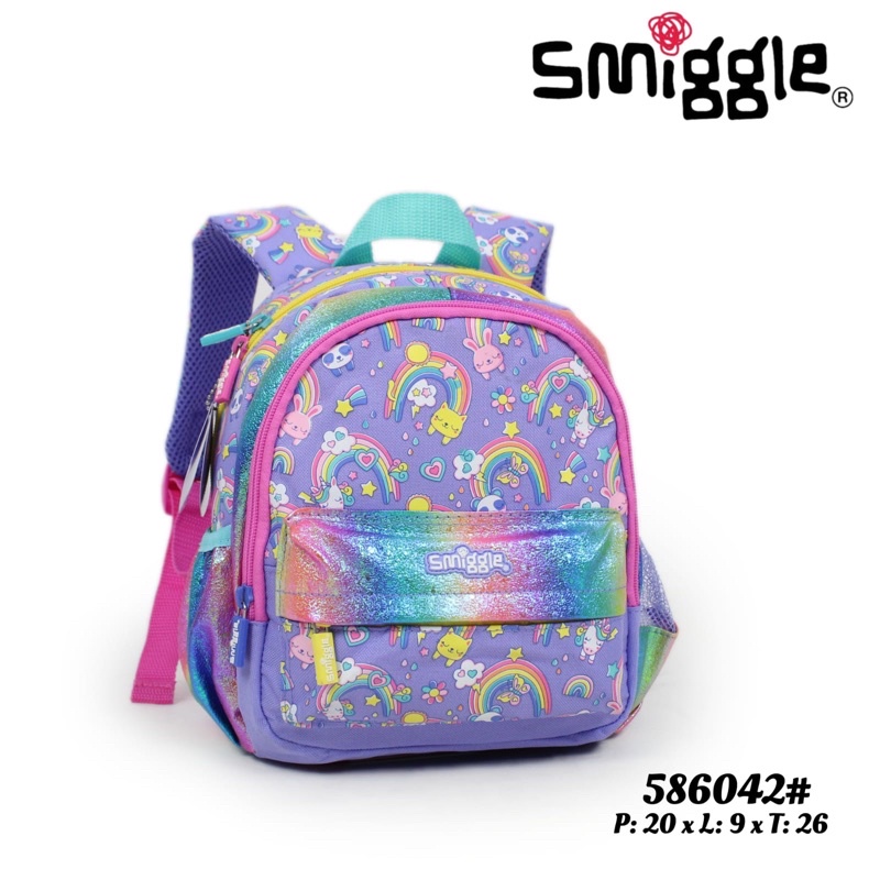 Tas Ransel Smiggle (KW) Rainbow Bunny