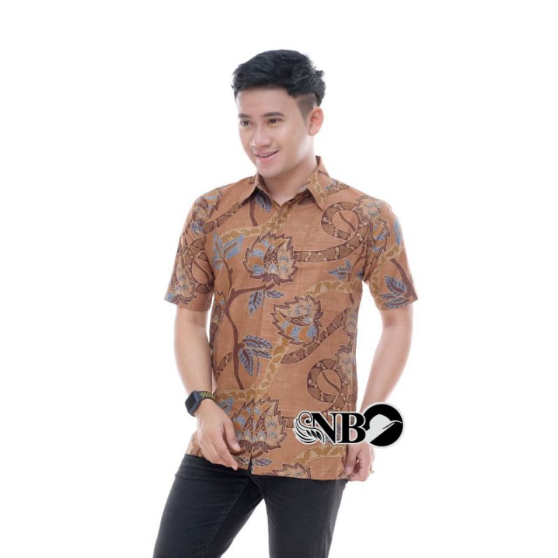 Kemeja batik pria lengan pendek | hem batik kantor | hem batikmodern | kemeja batik solo | batik pekalongan | batik murah