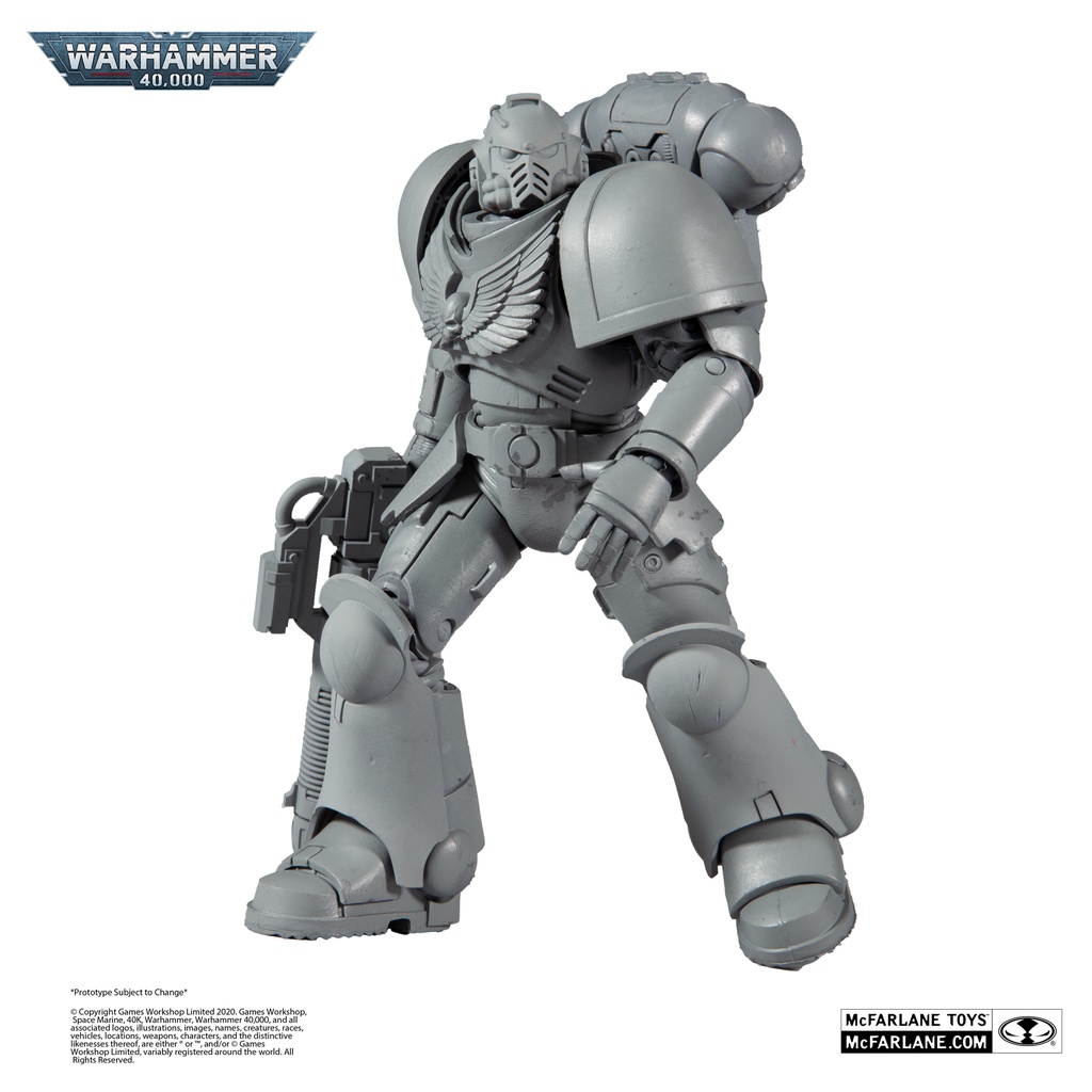 Mcfarlane Warhammer 40k Primaris Space Marine Hellblaster Unpainted