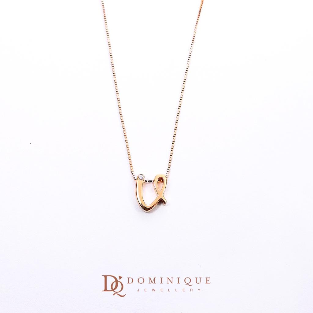 

Dominique Jewellery-Pendant Diamond V+ Necklace Kadar 75%