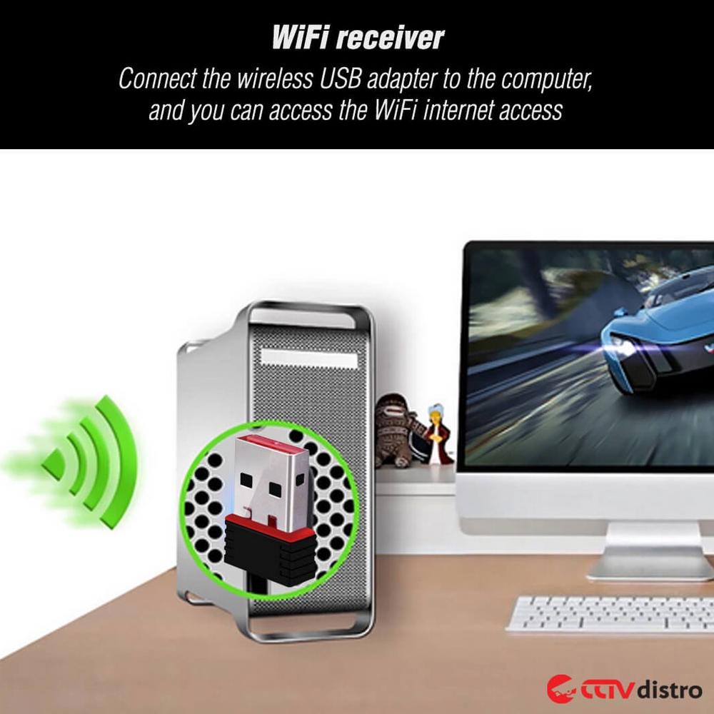 Usb Wifi Dongle Mini Wireless Adapter Receiver For Laptop Pc Komputer Wifi External 802.11N 150 Mbps