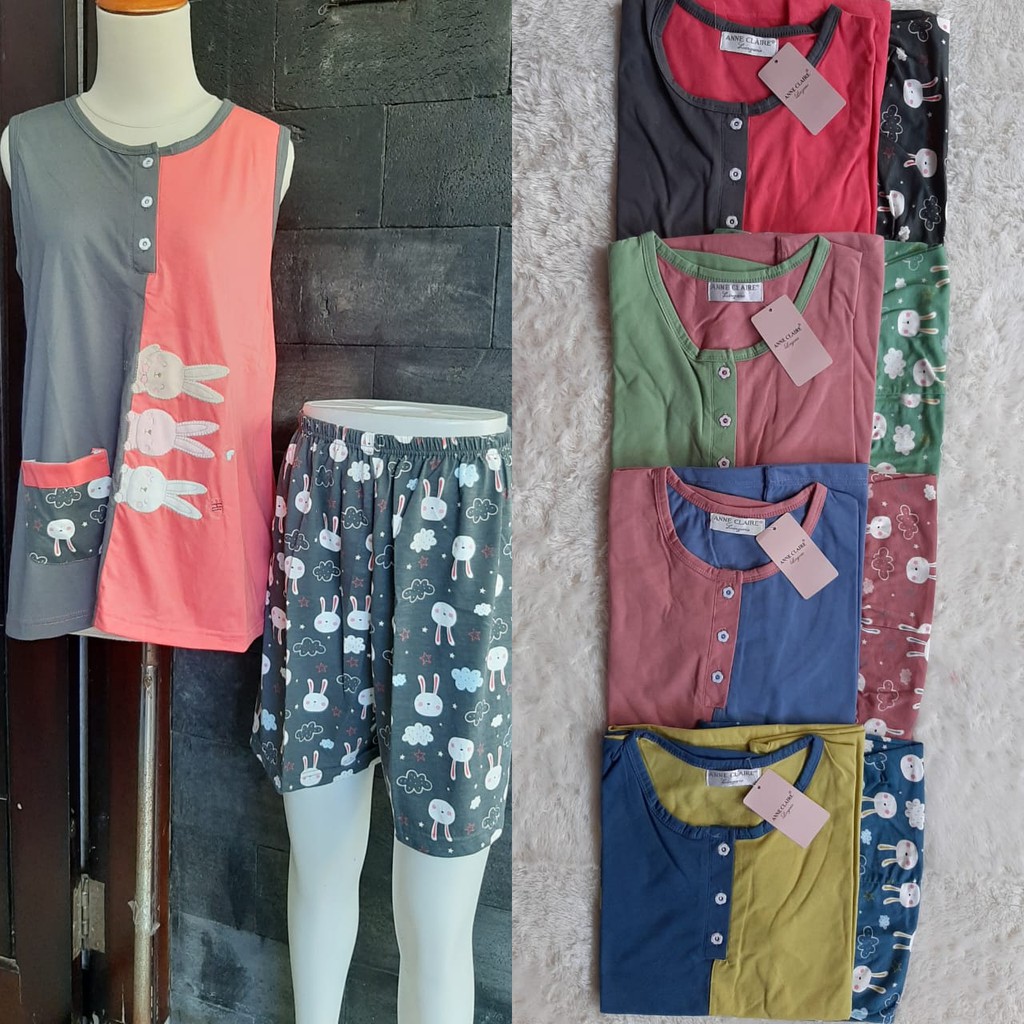 Baby Doll Anne Claire All size tanpa lengan